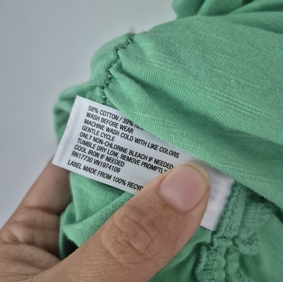 Universal Thread Green Ruched Sleeveless Tank NWT - Picture 6 of 6